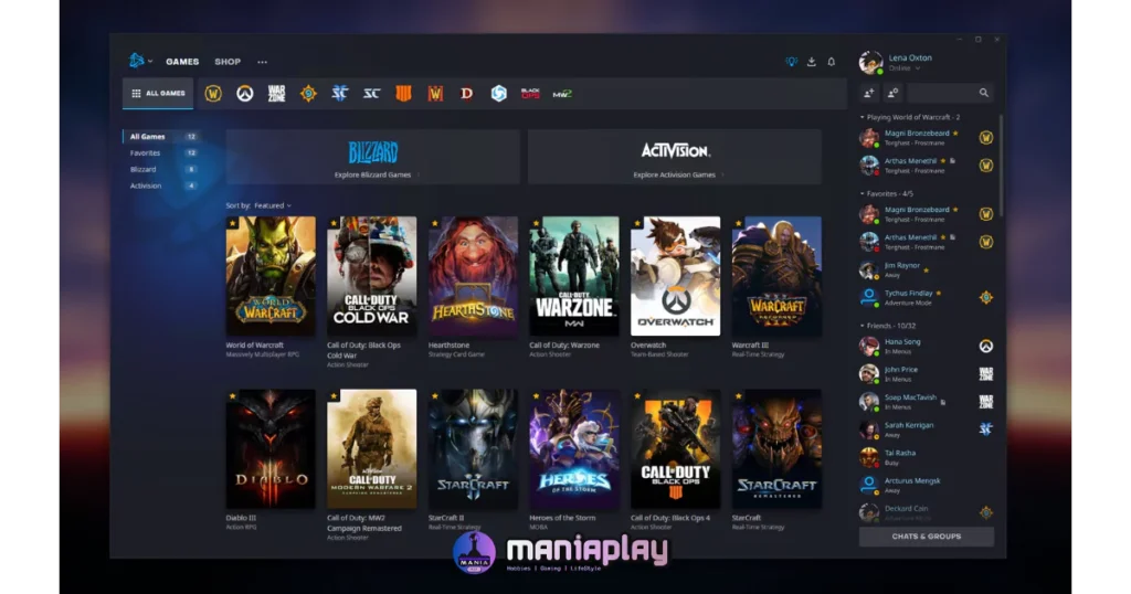 Game PC Gratis Blizzard