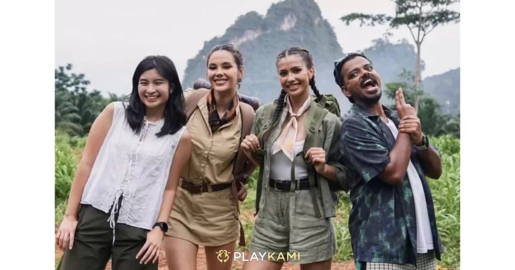 Jacquelyn Chandra with other cast