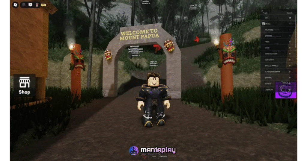 Game Mendaki Gunung Roblox Gunung Papua