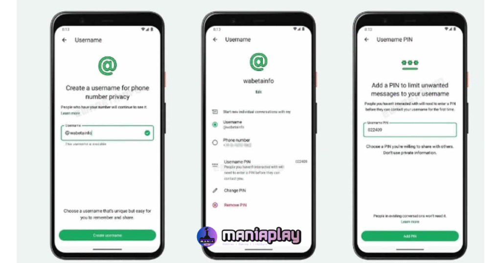 WhatsApp beta testing fitur username