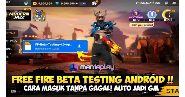 Free Fire Beta Testing Gamemodfree maniaplay