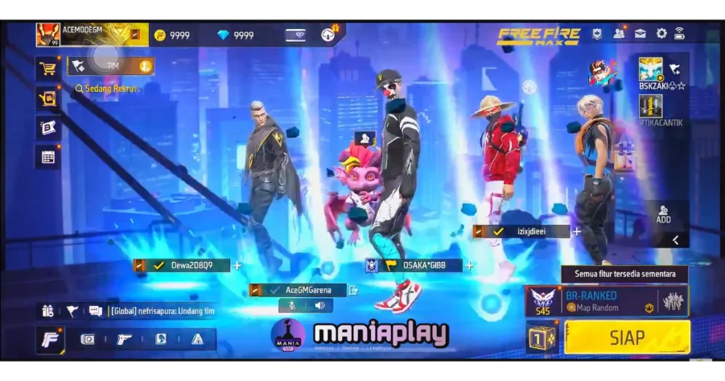 fitur Free Fire Beta Testing Gamemodfree